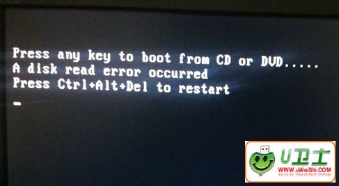 Կa disk read error occurredķ
