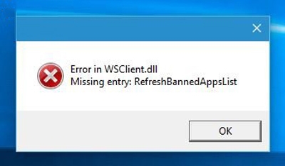 win10ϵͳError in WSClient.dllԭ