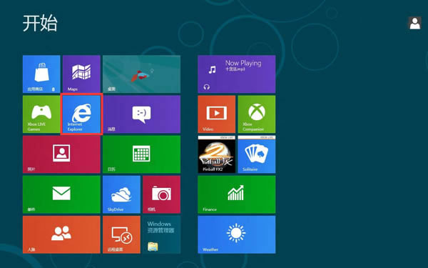 Win8ϵͳʼĻҲIEķ