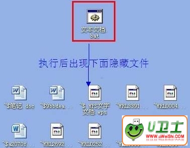 U盘数据扩展名都变成exe如何处理?
