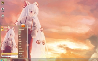 大眼睛动漫少女唯美主题