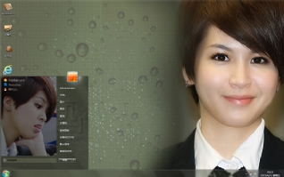 终极一班曾沛慈win7主题