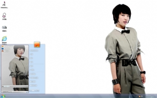 朴信惠win7美女主题