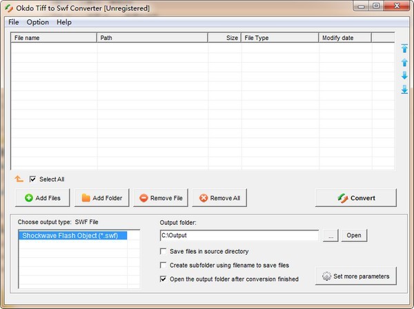 Okdo Tiff to Swf Converter°