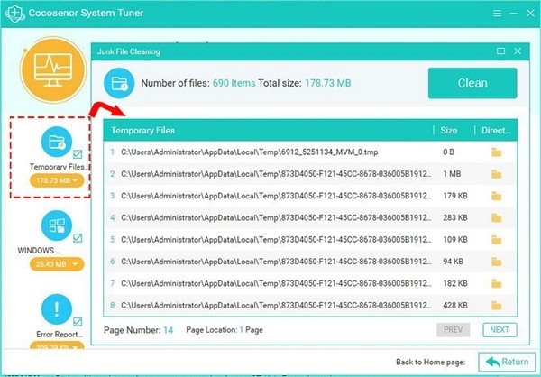 Cocosenor System Tuner°